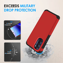 For Moto G Stylus 5g (2022 Version Only) Heavy Duty ShockProof Hybrid Case Cover