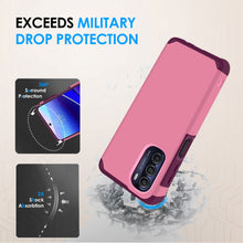 For Moto G Stylus 5g (2022 Version Only) Heavy Duty ShockProof Hybrid Case Cover