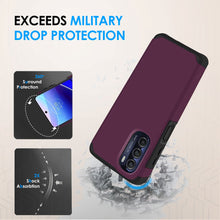 For Moto G Stylus 5g (2022 Version Only) Heavy Duty ShockProof Hybrid Case Cover