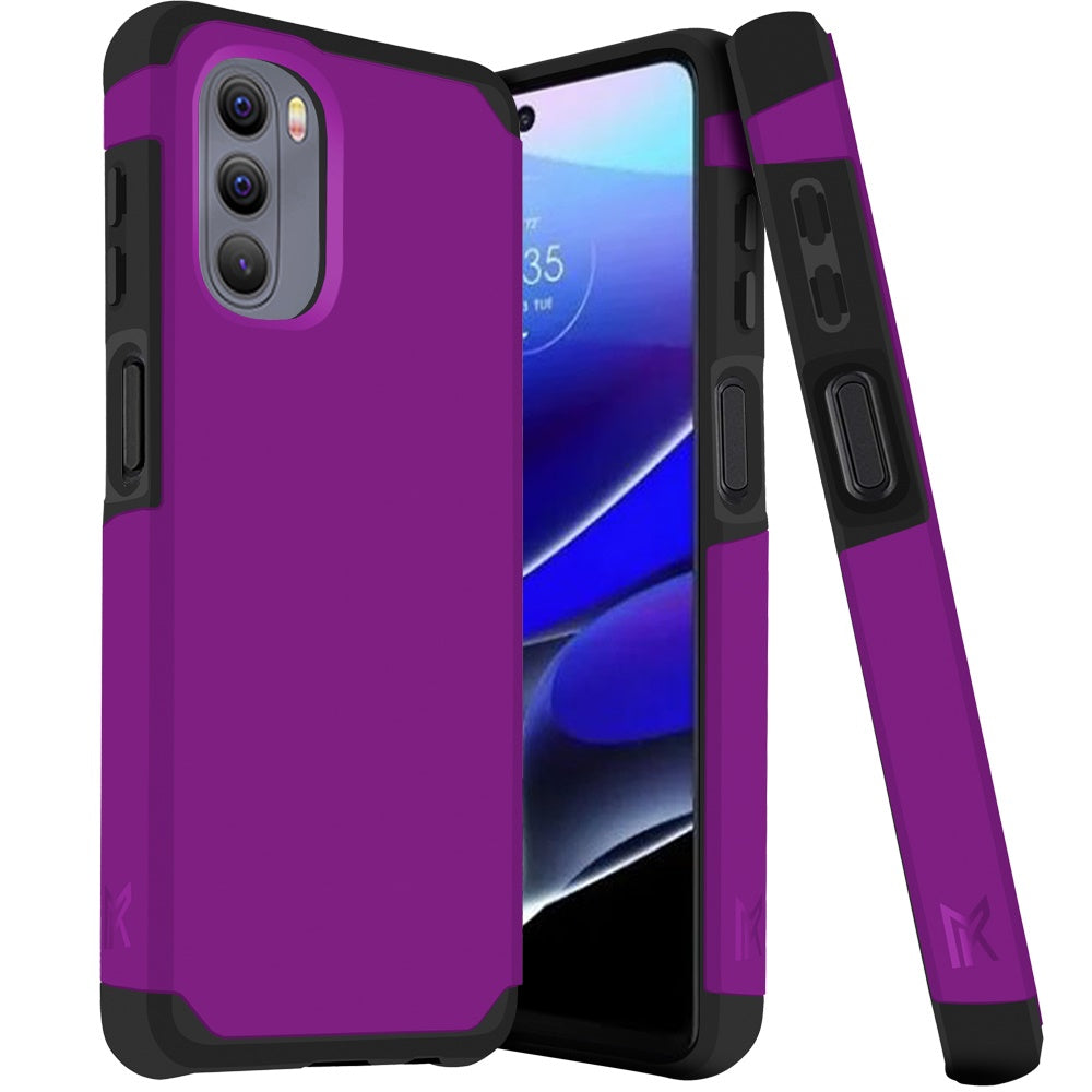 For Moto G Stylus 5g (2022 Version Only) Heavy Duty ShockProof Hybrid Case Cover
