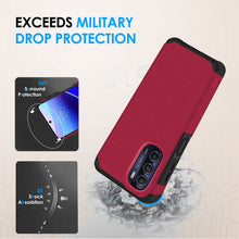 For Moto G Stylus 5g (2022 Version Only) Heavy Duty ShockProof Hybrid Case Cover