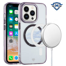 For iPhone 15 PLUS Case Trans-Clear Metal Buttons Phone Cover + 2 Tempered Glass
