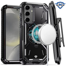 For Samsung Galaxy S24 Ultra Case Holster  Combo Heavy-Duty Ring Stand Magnetic