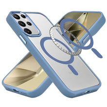 For Samsung Galaxy S24+ Plus Case Metal Buttons Clear Back Magnetic Charging