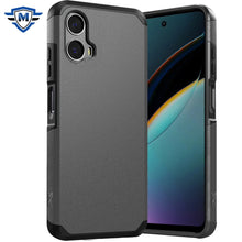 For Moto G 5G (2024) Case Dual Layer Shockproof Phone Cover + Tempered Glass