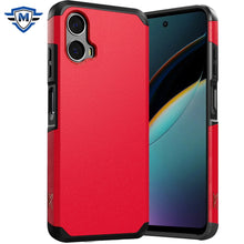 For Moto G 5G (2024) Case Dual Layer Shockproof Phone Cover + Tempered Glass