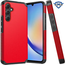 For Samsung A35 5G Case Dual Layer Shockproof Phone Cover + Tempered Glass