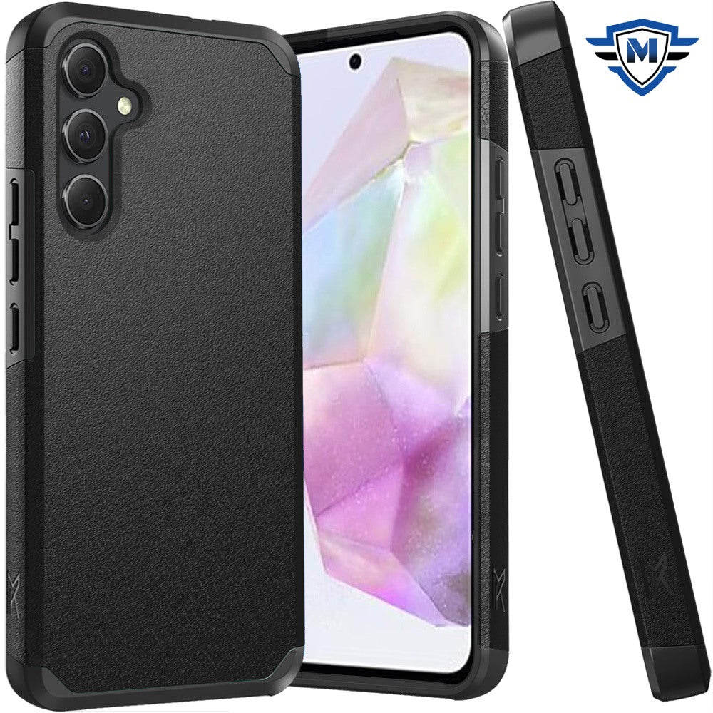 For Samsung A36 Case Premium Dual Layer Shockproof Protection + Tempered Glass
