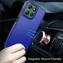 For Moto G Power 2025 Case Dual Layer Shockproof Phone Cover + Tempered Glass