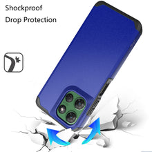 For Moto G Power 2025 Case Dual Layer Shockproof Phone Cover + Tempered Glass