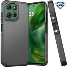 For Moto G Power 2025 Case Dual Layer Shockproof Phone Cover + Tempered Glass