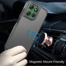 For Moto G Power 2025 Case Dual Layer Shockproof Phone Cover + Tempered Glass
