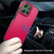 For Moto G Power 2025 Case Dual Layer Shockproof Phone Cover + Tempered Glass