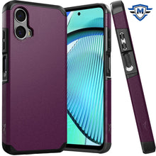 For Moto G Power 5G 2024 Case Dual Layer Shockproof Phone Cover + Tempered Glass