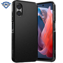 For Moto G Play 2024 Case Dual Layer Shockproof Phone Cover + Tempered Glass