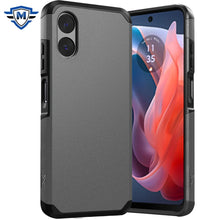 For Moto G Play 2024 Case Dual Layer Shockproof Phone Cover + Tempered Glass