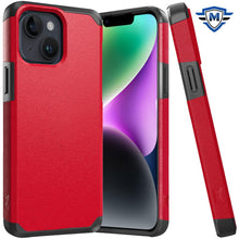 For iPhone 13/14 Case Premium Dual Layer Shockproof Phone Cover + Tempered Glass