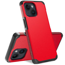 For iPhone 13/14 Case Premium Dual Layer Shockproof Phone Cover + Tempered Glass