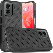 For Moto G Stylus 5G 2024 Case Shockproof Dual Layer Lined Cover +Tempered Glass