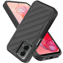For Moto G Stylus 5G 2024 Case Shockproof Dual Layer Lined Cover +Tempered Glass