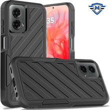 For Moto G Stylus 5G 2024 Case Shockproof Dual Layer Lined Cover +Tempered Glass