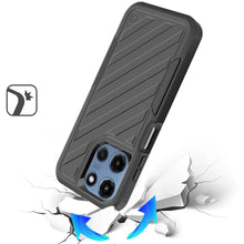 For Moto G 2025 Case Shockproof Dual Layer Lined Premium Cover + Tempered Glass