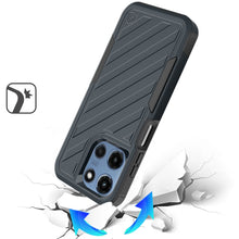 For Moto G 2025 Case Shockproof Dual Layer Lined Premium Cover + Tempered Glass
