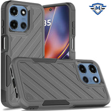 For Moto G 2025 Case Shockproof Dual Layer Lined Premium Cover + Tempered Glass