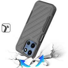For Moto G 2025 Case Shockproof Dual Layer Lined Premium Cover + Tempered Glass