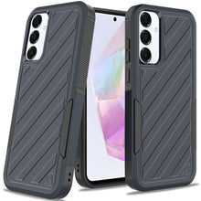For Samsung A36 Case Shockproof Dual Layer Lined Phone Cover + Tempered Glass