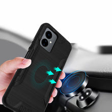 For Boost Celero 5G SC 2024 Case Premium Metallic Brushed Cover + Tempered Glass