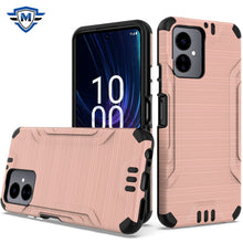 For Boost Celero 5G SC 2024 Case Premium Metallic Brushed Cover + Tempered Glass