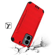 For Boost Celero 5G SC 2024 Case Premium Metallic Brushed Cover + Tempered Glass