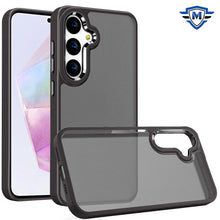 For Samsung A36 Case Thick Acrylic Hybrid Cover Metal Buttons + Tempered Glass