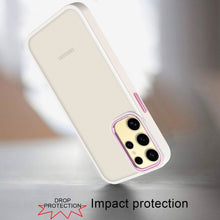 For Samsung Galaxy S24 Case Smooth Thick Acrylic Hybrid Cover with Metal Buttons