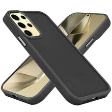 For Samsung Galaxy S24 Case Smooth Thick Acrylic Hybrid Cover with Metal Buttons