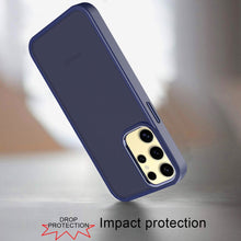 For Samsung Galaxy S24 Case Smooth Thick Acrylic Hybrid Cover with Metal Buttons