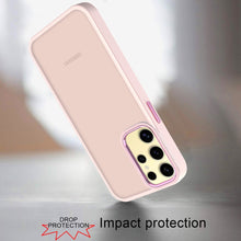 For Samsung Galaxy S24 Case Smooth Thick Acrylic Hybrid Cover with Metal Buttons