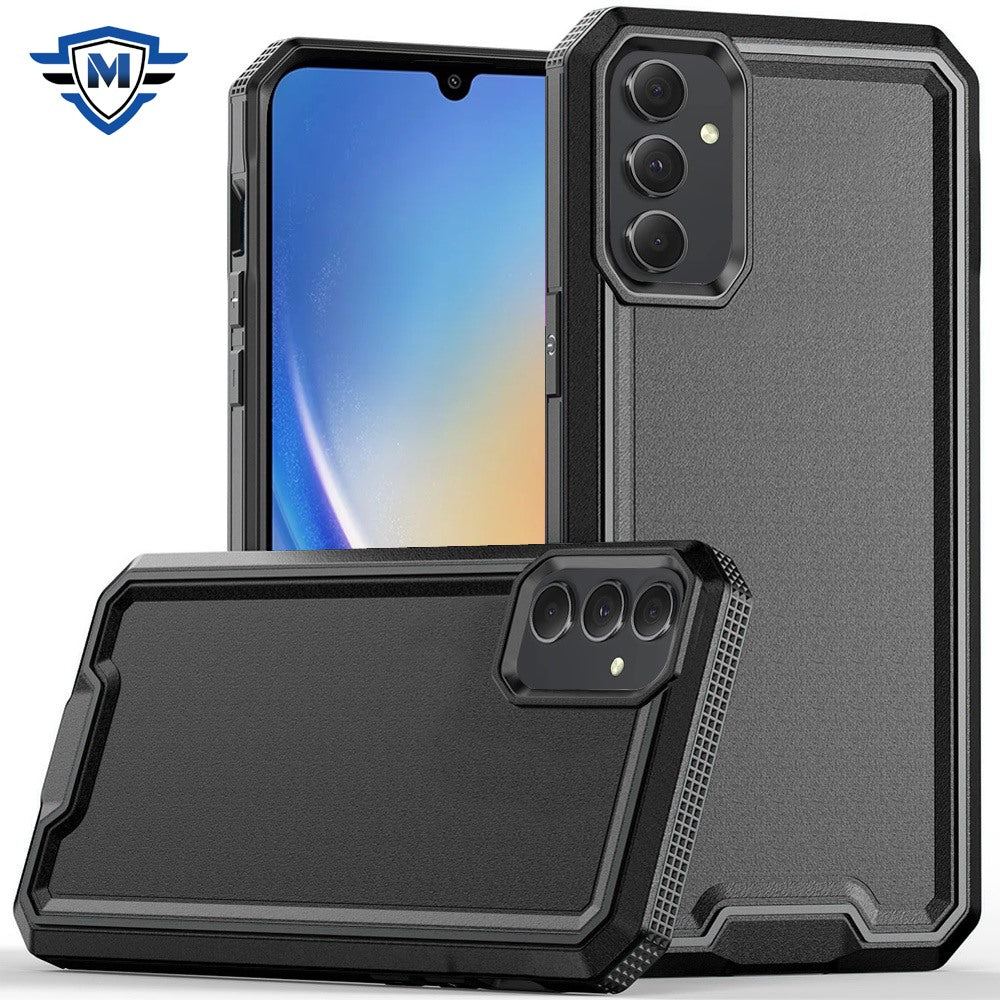For Samsung A35 5G Case Strong Fused Protective Shockproof Cover +Tempered Glass