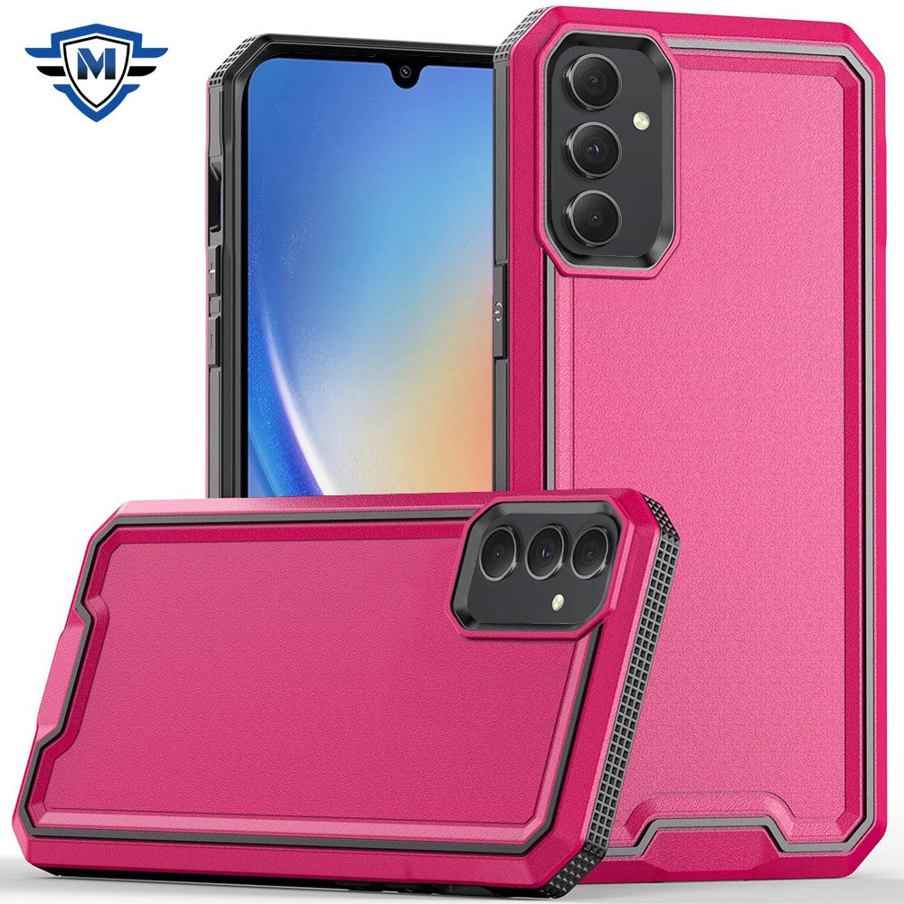 For Samsung A35 5G Case Strong Fused Protective Shockproof Cover +Tempered Glass