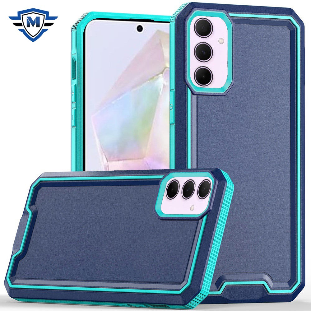 For Samsung A36 Case Strong Fused Protective Hybrid Cover + Tempered Glass