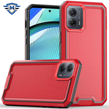 For Moto G Power 5G 2024 Case Strong Fused Protective Hybrid + Tempered Glass