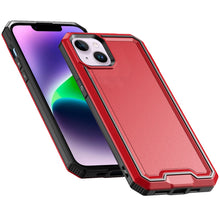 For iPhone 13/14 Case Strong Fused Protective Hybrid Cover + Tempered Glass