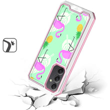 For Samsung A25 5G Case Print Design Fused Protective Cover + Tempered Glass