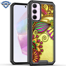 For Samsung A35 5G Case Print Design Fused Protective Cover + Tempered Glass