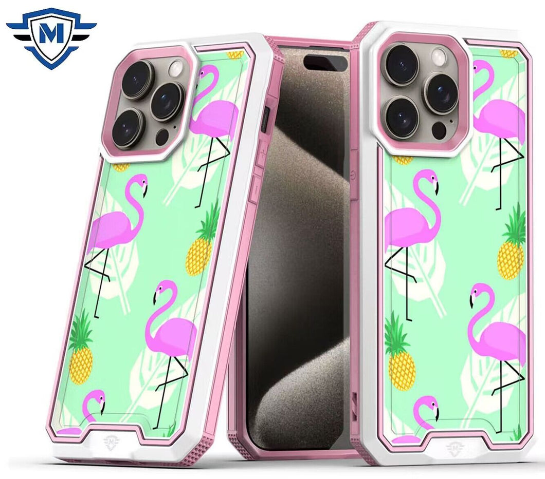 For iPhone 13 Pro Max 6.7 inch Case Premium Print Design Fused Hybrid Cover
