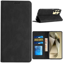 For Samsung Galaxy S24+ Plus Case Luxury Soft Vegan Leather Phone Wallet Cover