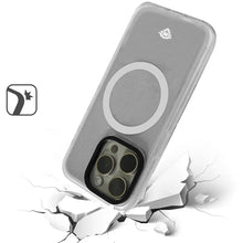 For iPhone 15 Case Magnetic Circle Translucent Premium Cover + 2 Tempered Glass