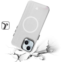 For iPhone 15 PRO Case Magnetic Charging Frosted Raised Bezel + 2 Tempered Glass