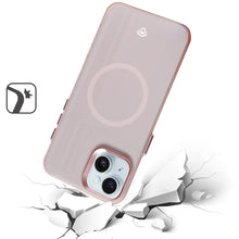 For iPhone 15 PRO Case Magnetic Charging Frosted Raised Bezel + 2 Tempered Glass